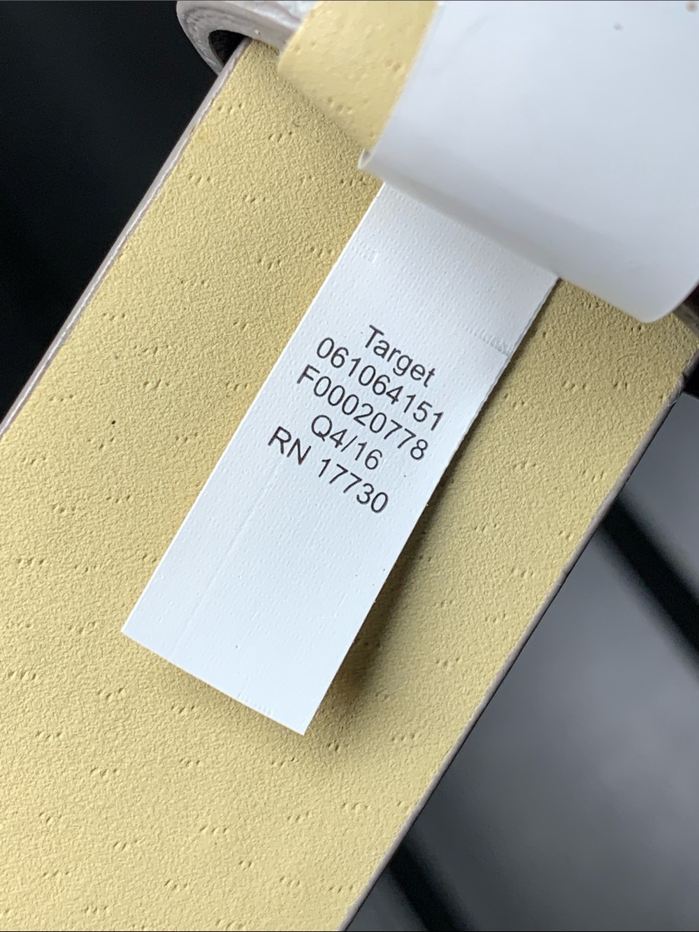 Merona Grey Belt Size L - Picture 10 of 12